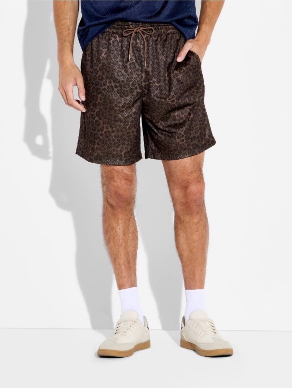 Men’s Mesh Shorts Animal Print